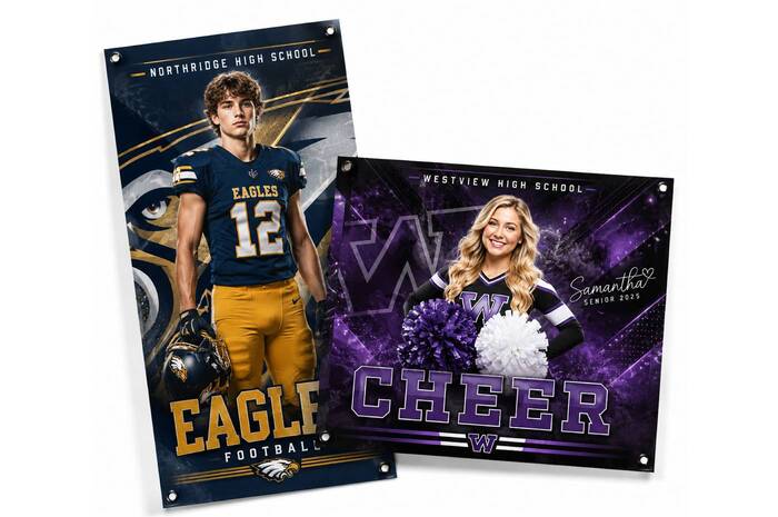 single sided banner