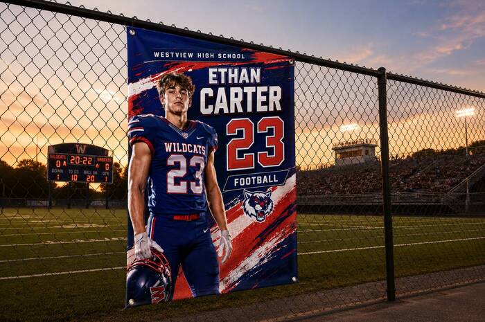 single sided banner